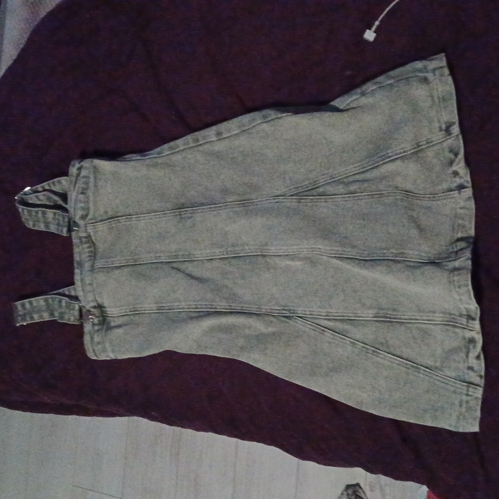 Denim Overall Dress